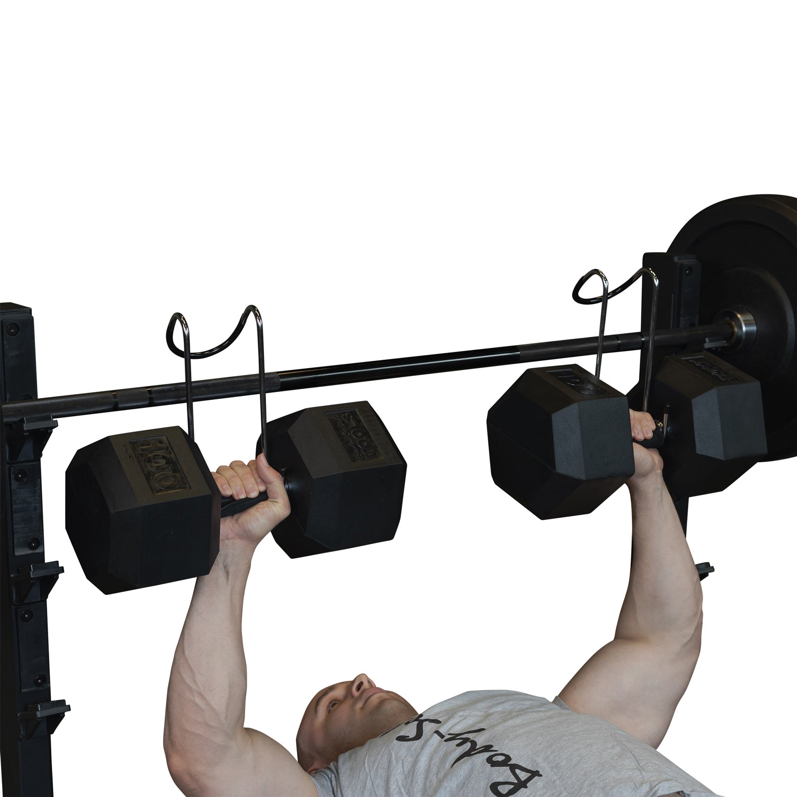 Body-Solid Tools Kurzhantel-Spotter-Haken BSTDH