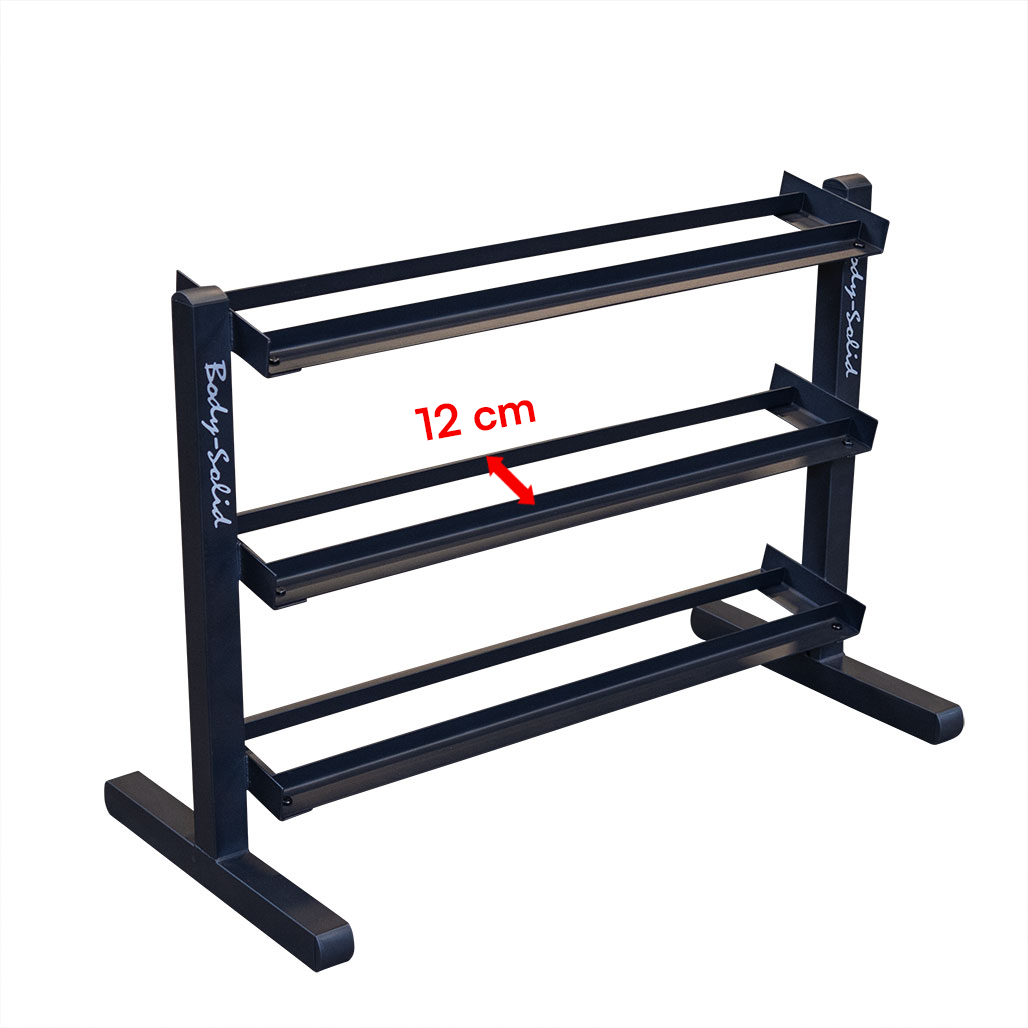 Body-Solid 3 Tier Dumbbell Rack GDR363B