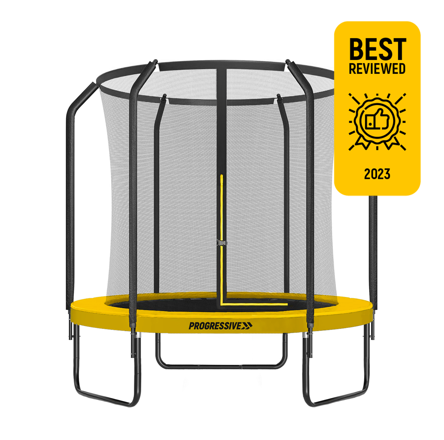 Premium Flex™ Super 240 CM Gartentrampolin mit Leiter, Modell 2024 – TRB240