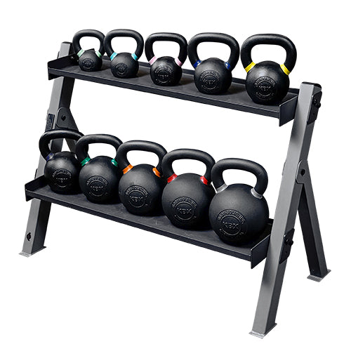 Body-Solid Dual Dumbbell & Kettlebell Rack GDKR100B