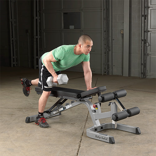 Body-Solid Heavy Duty Flat Incline Decline Bank GFID71B