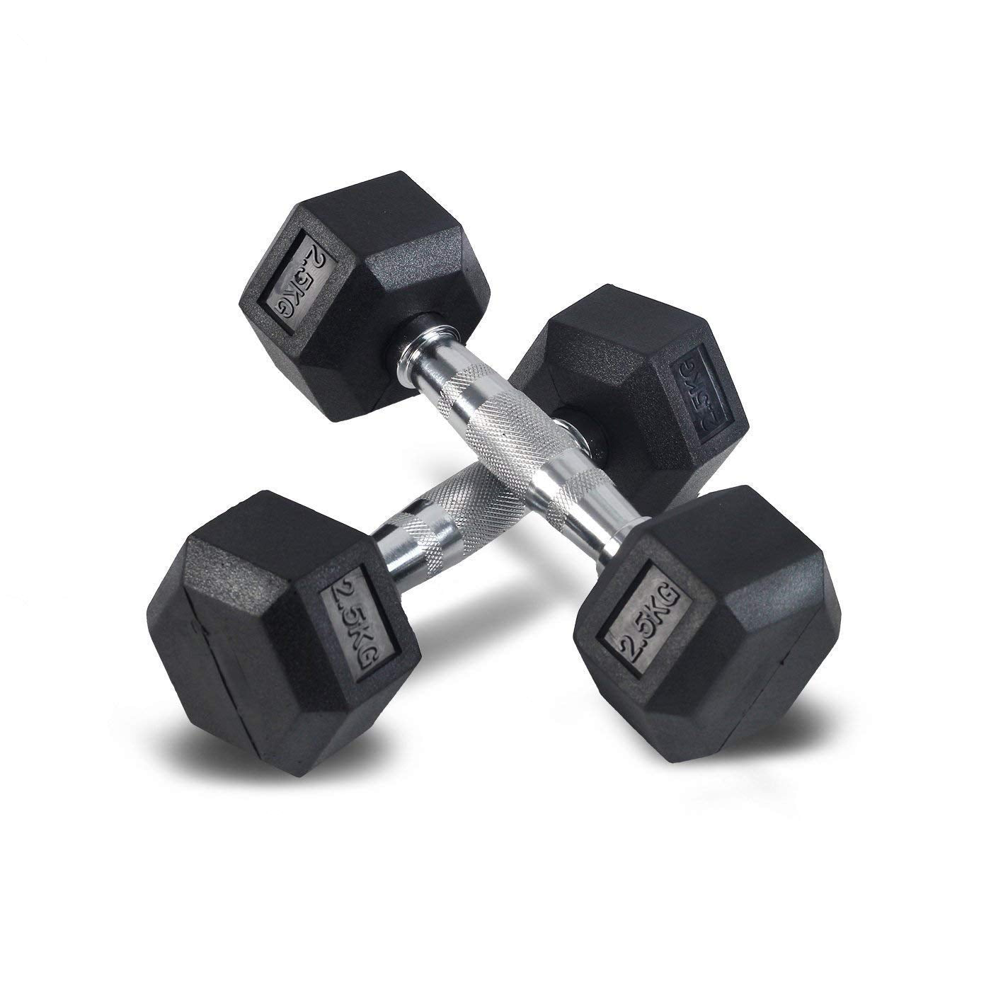 Body-Solid Rubber Coated Hex Dumbbell HEXRU