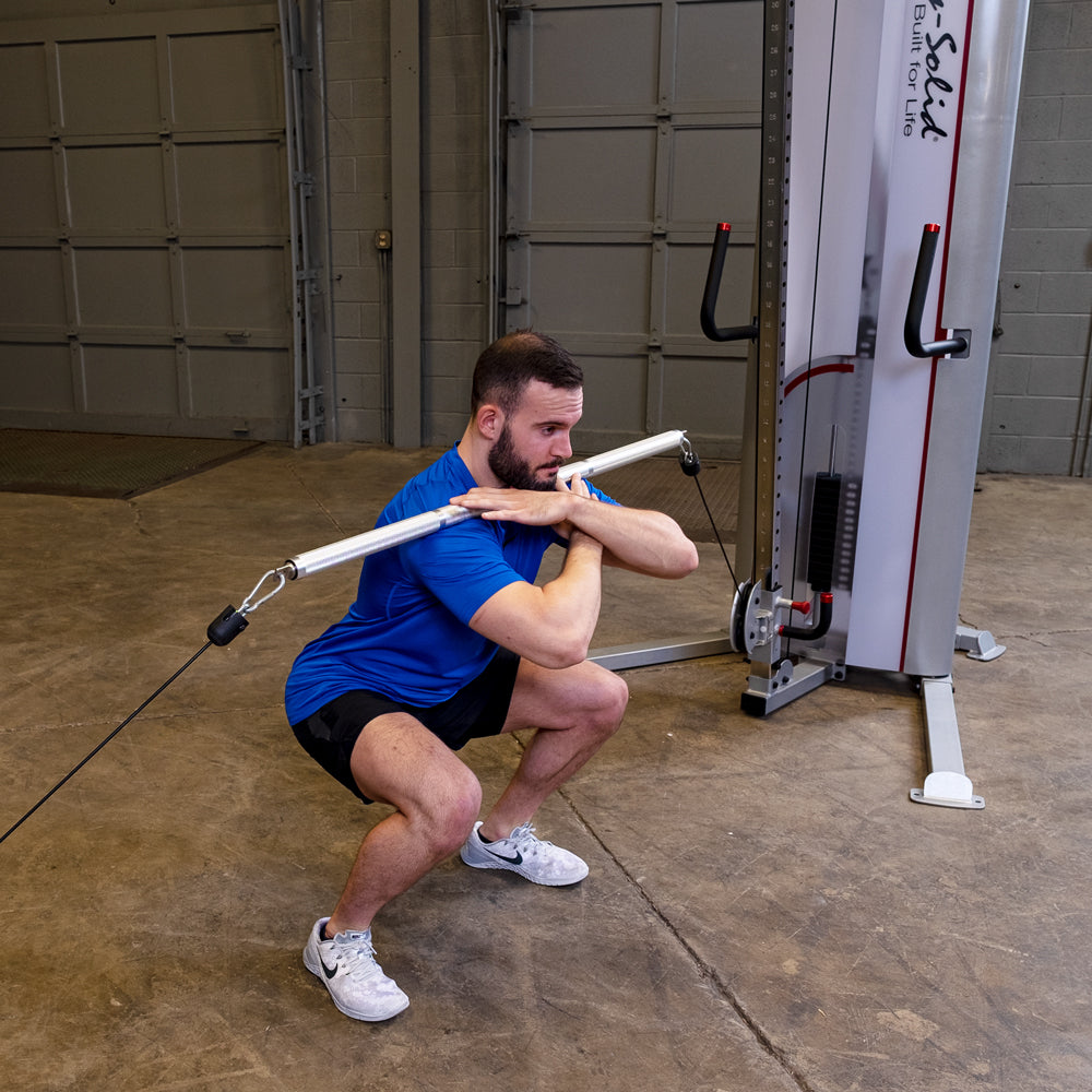 Body-Solid Aluminum Double Swivel Bar MB100A