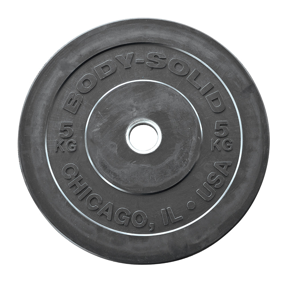 Body-Solid Chicago Extreme Bumper Plates Set OBPXBKP100