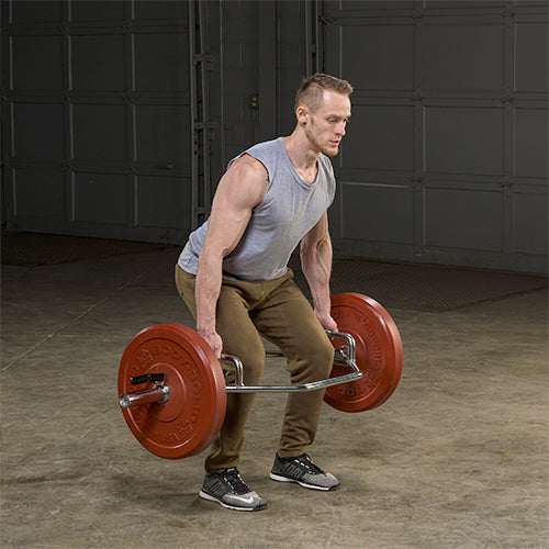 Body-Solid Olympic Shrug Bar (Raised Handles) OTB50RH