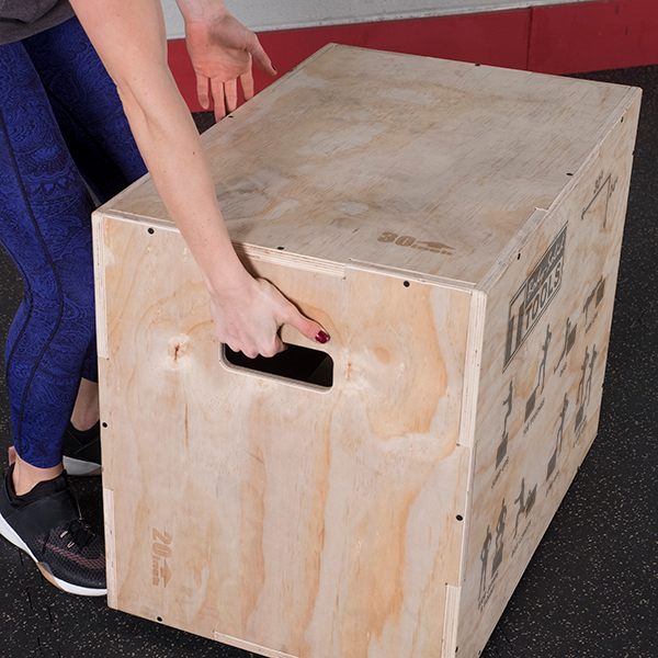 Body Solid Tools 3-in-1-Holz-Plyo-Box BSTWPBOX