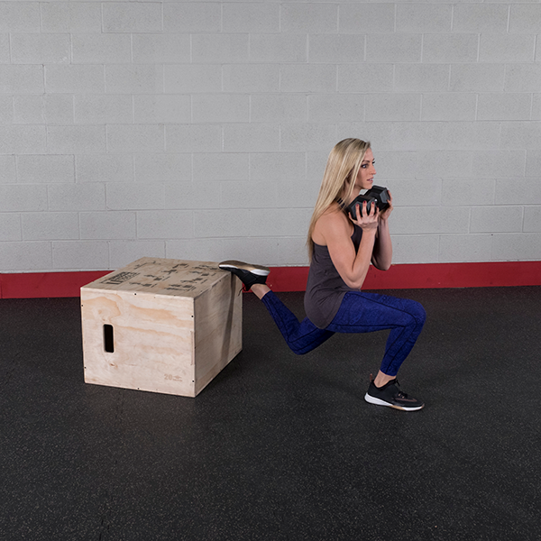 Body Solid Tools 3-in-1-Holz-Plyo-Box BSTWPBOX