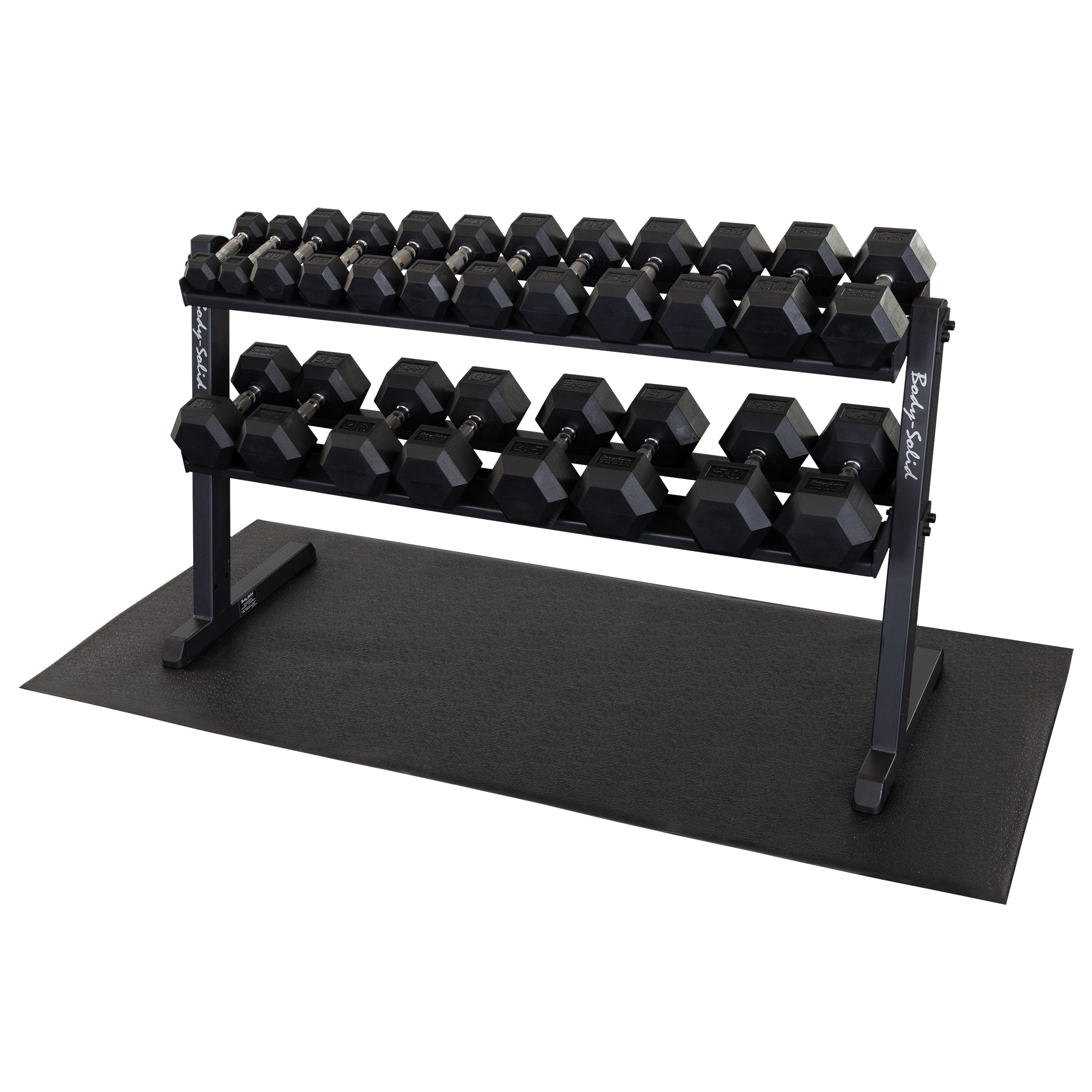 Body-Solid 2 Tier Pro Dumbbell Rack GDR60B