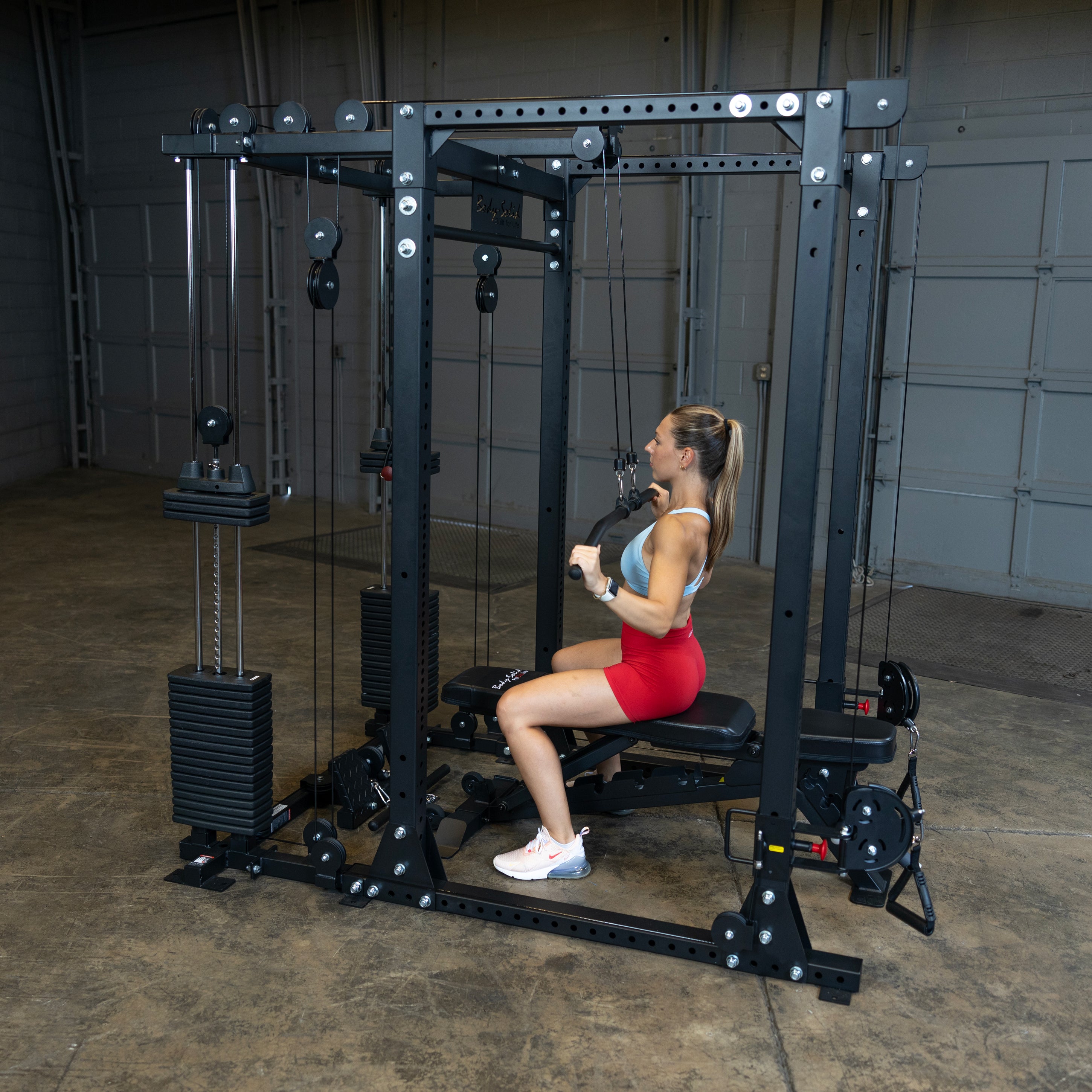 Body-Solid Functional Trainer-Aufsatz mit Gewichtsstapeln GPRFTS