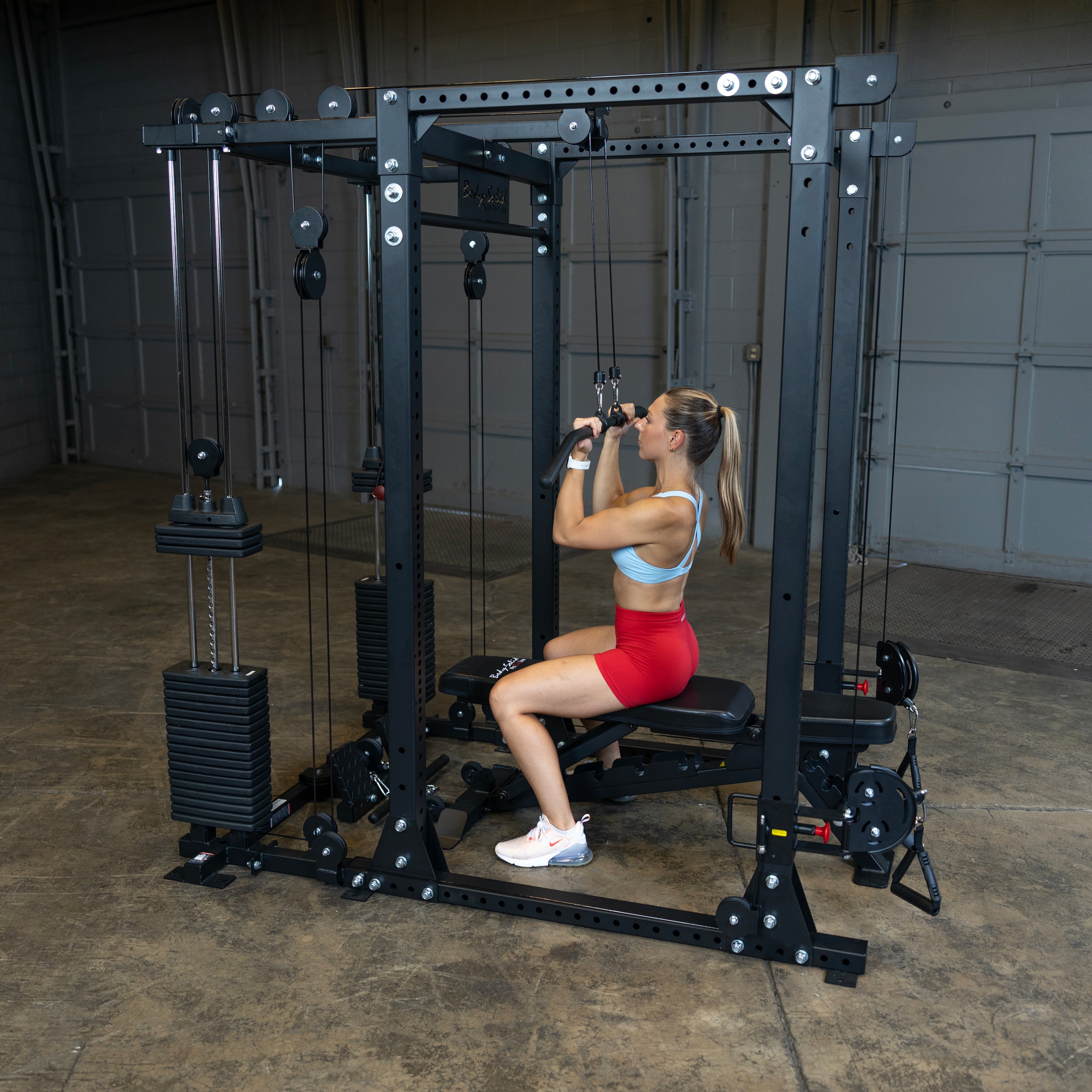 Body-Solid Functional Trainer-Aufsatz mit Gewichtsstapeln GPRFTS