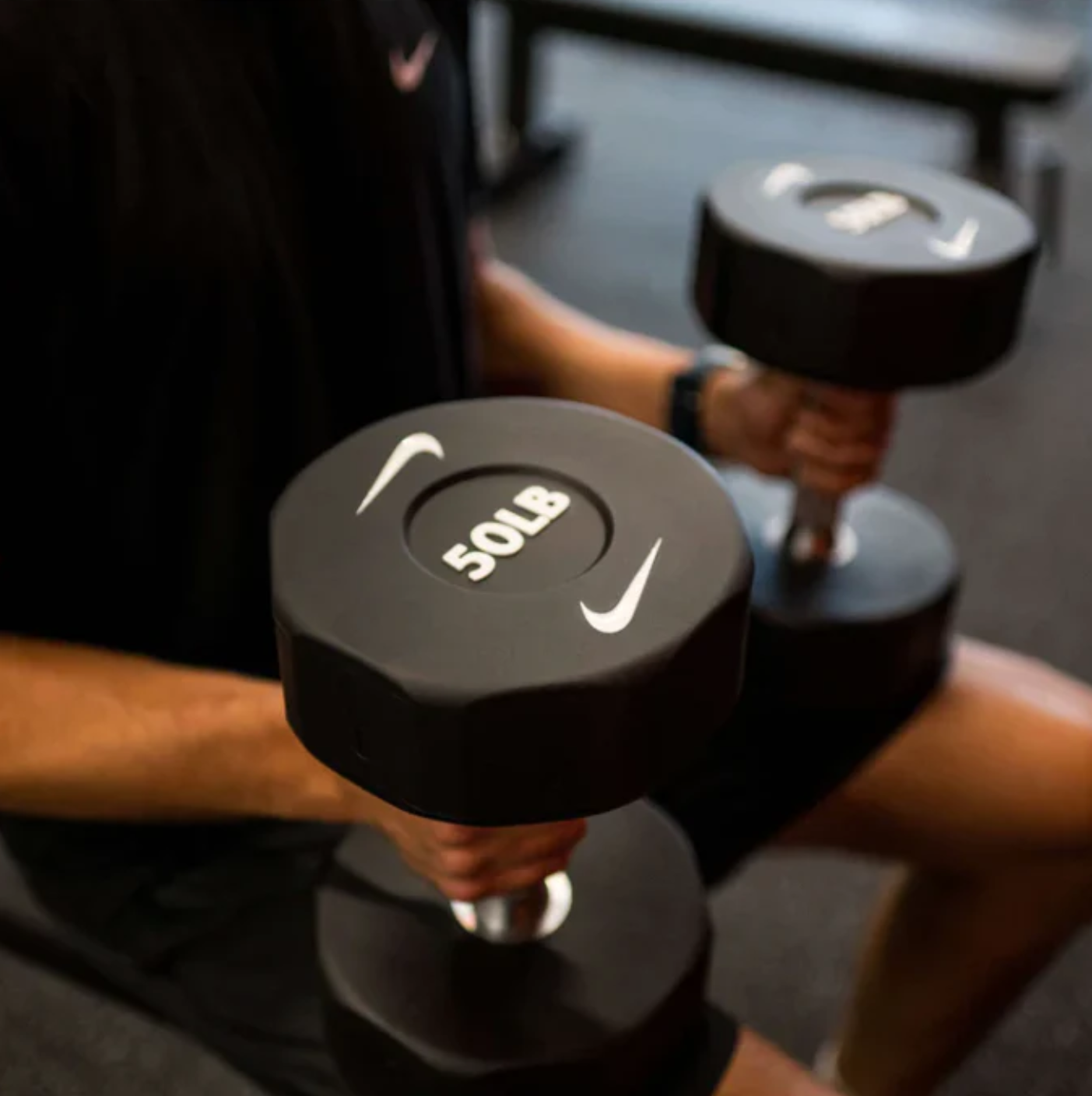 Nike Strength Pro Urethane Dumbbell - pro Paar