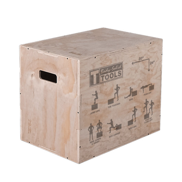 Body Solid Tools 3-in-1-Holz-Plyo-Box BSTWPBOX