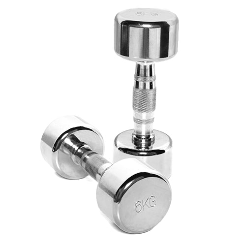 Bodytrading Set 20 chrome dumbbells with rack CHDUSET