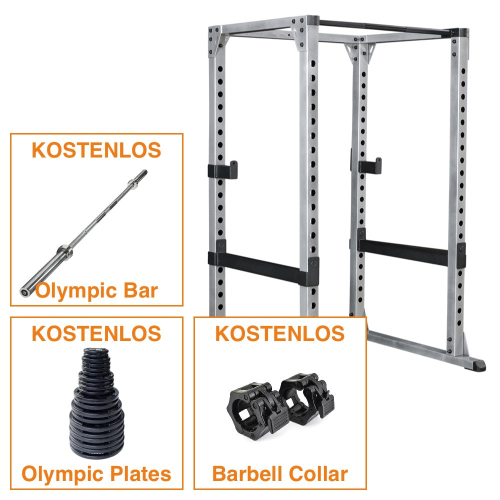 Body-Solid Pro Power Rack GPR378 + KOSTENLOSE olympische Stange, olympische Platten und Langhantelmanschette