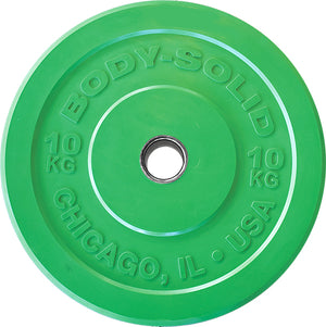 Body-Solid Chicago Extreme Colored Olympic Bumper Plates OBPXCK