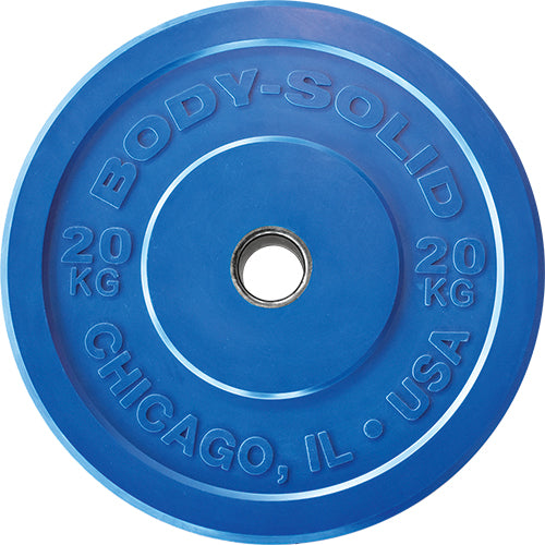 Body-Solid Chicago Extreme Colored Olympic Bumper Plates OBPXCK