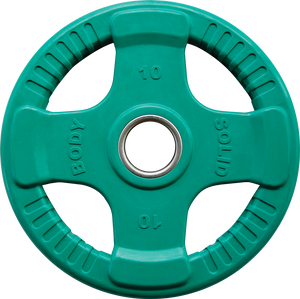 Body-Solid Coloured Rubber 4 Grip Olympic Plates ORCK