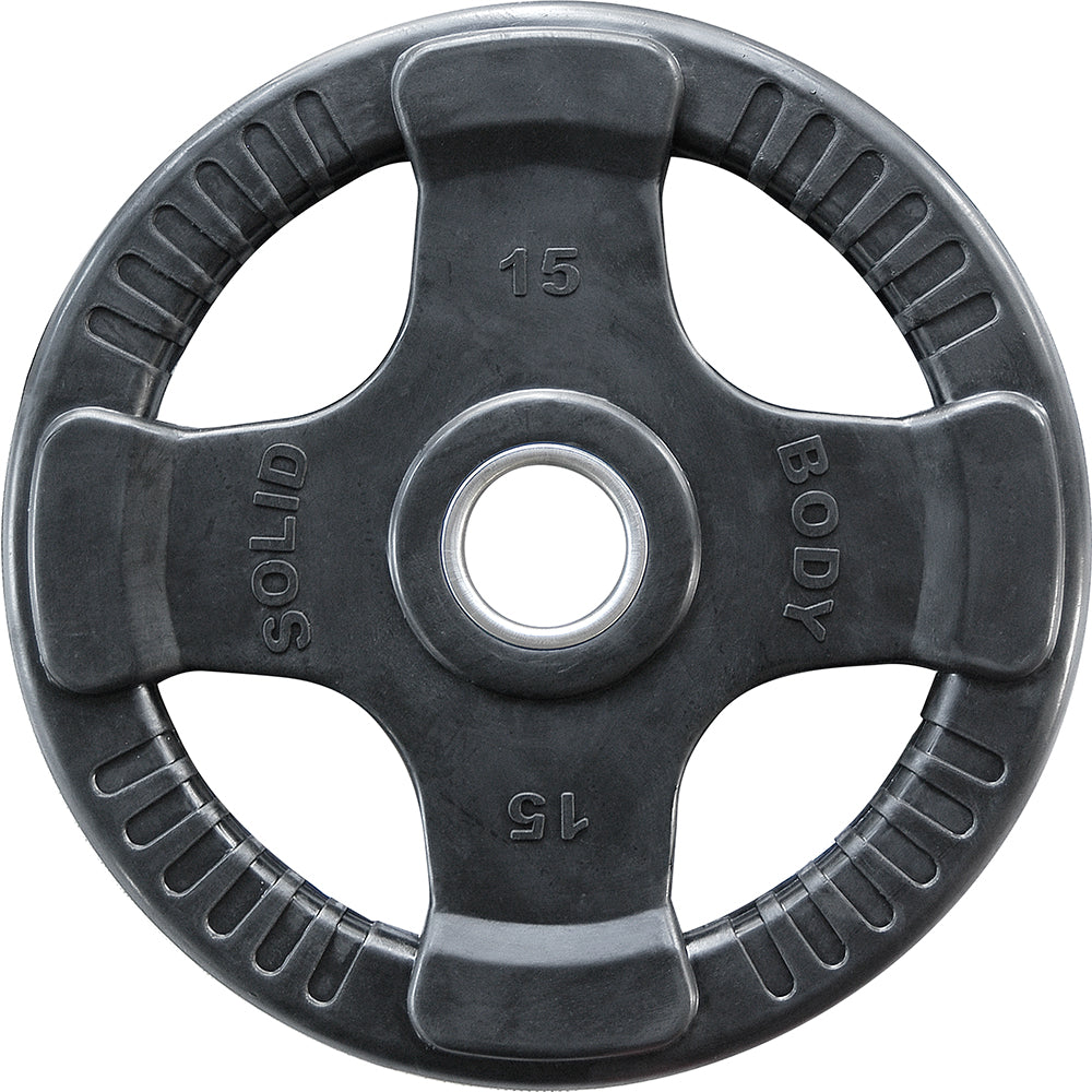 Body-Solid Rubber 4 Grip Olympiaplatten ORTK