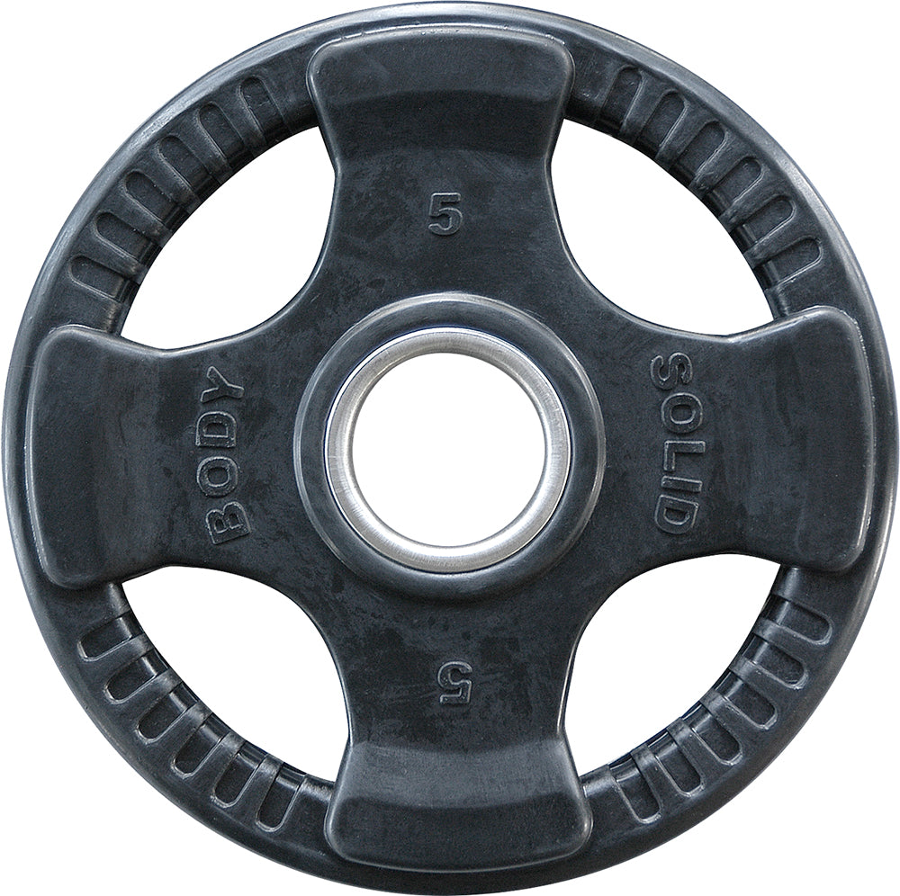 Body-Solid Rubber 4 Grip Olympiaplatten ORTK