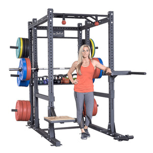 Body-Solid Commercial Extended Power Rack Package SPR1000BACKP4