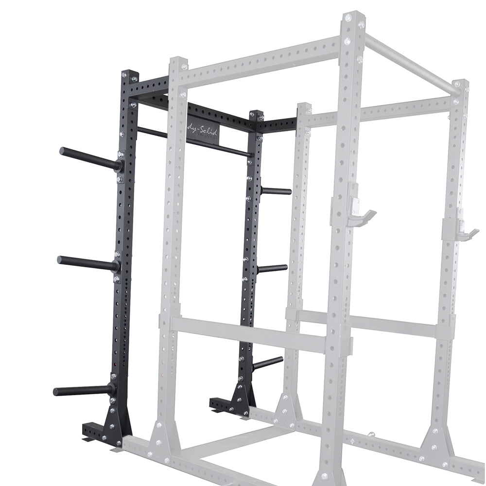 Body-Solid Commercial Extended Double Power Rack Package SPR1000DBBACK