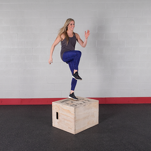 Body Solid Tools 3-in-1-Holz-Plyo-Box BSTWPBOX