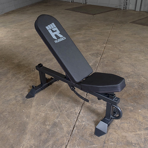 Rugged fitness online bench